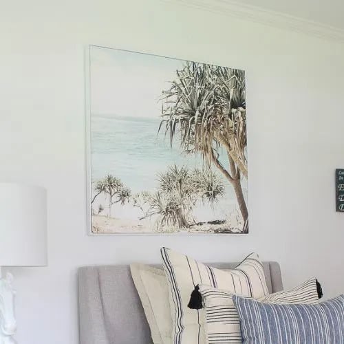 Artsy Ambience beach-themed bedroom