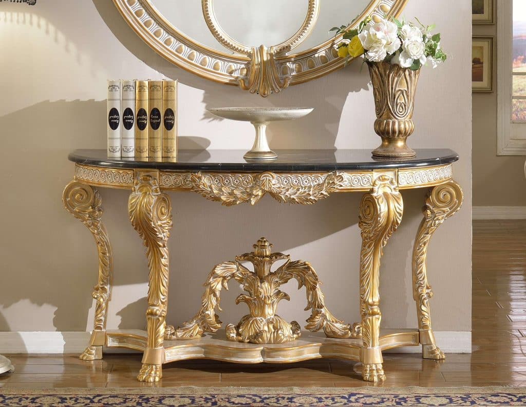 Console table wall decor