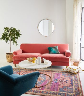 Anthropologie Willoughby Two-Cushion Sofa