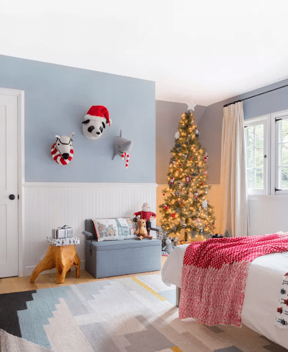 Christmas bedroom 