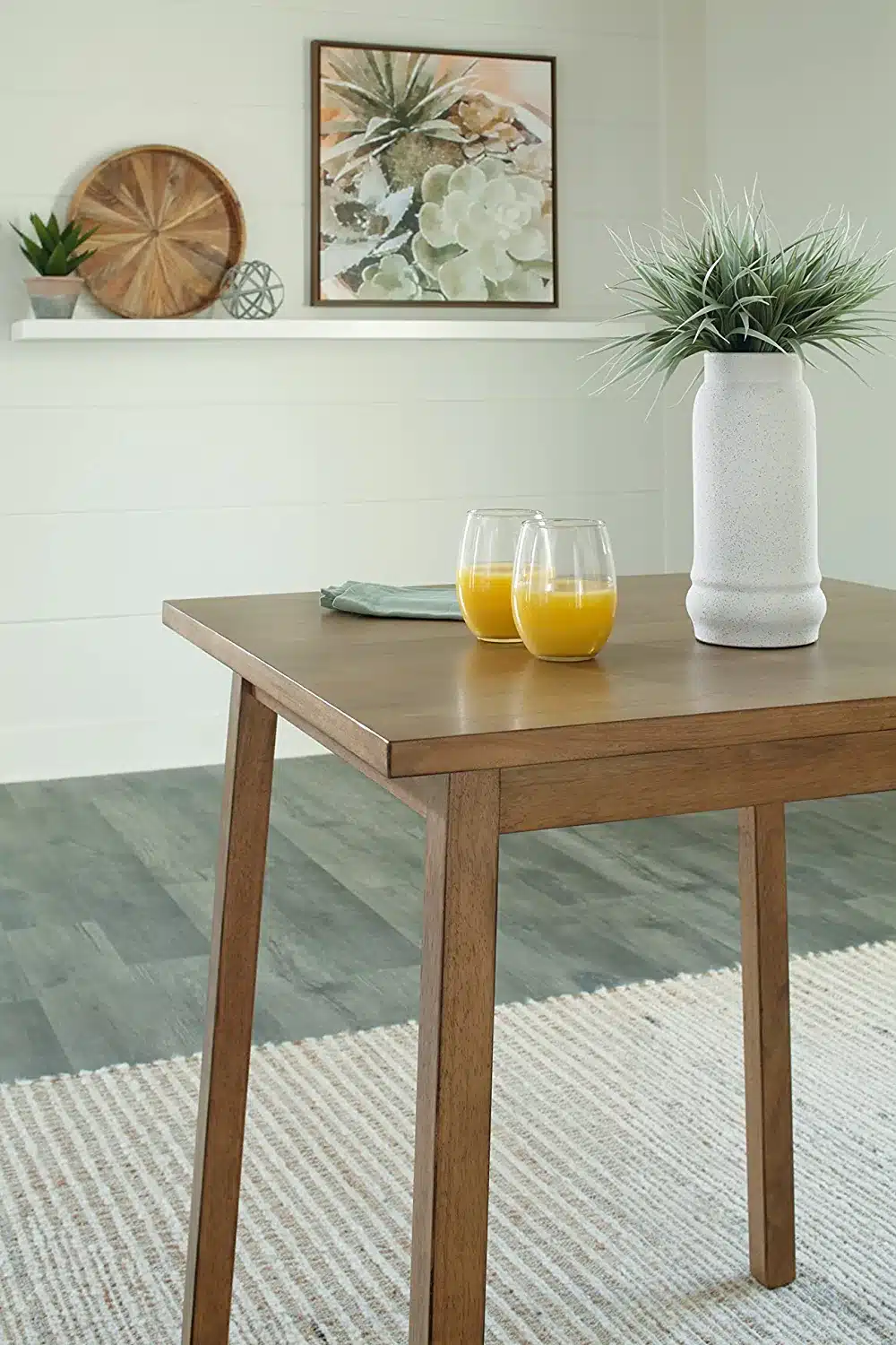 Traditional Square Counter Height Dining Table