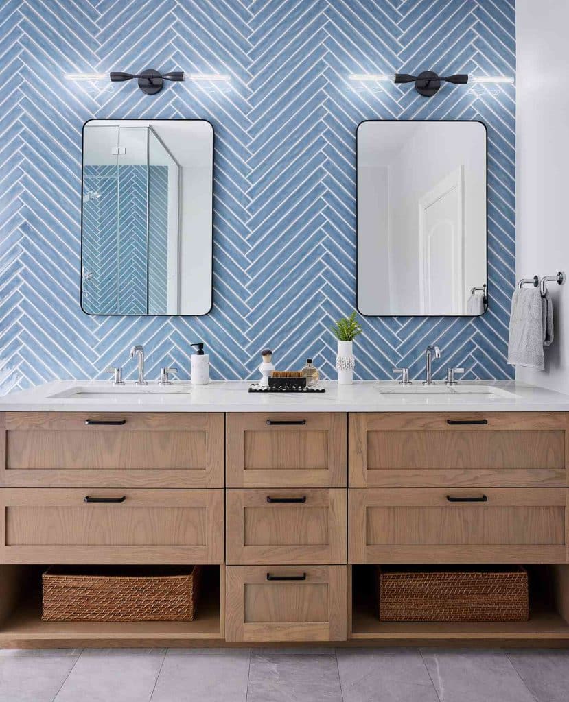 Blue Your Walls coastal bathroom