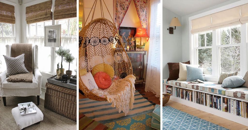 Create a Reading Nook for Boho Living Room