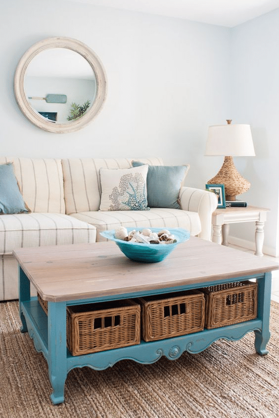 Turquoise Coffee Table