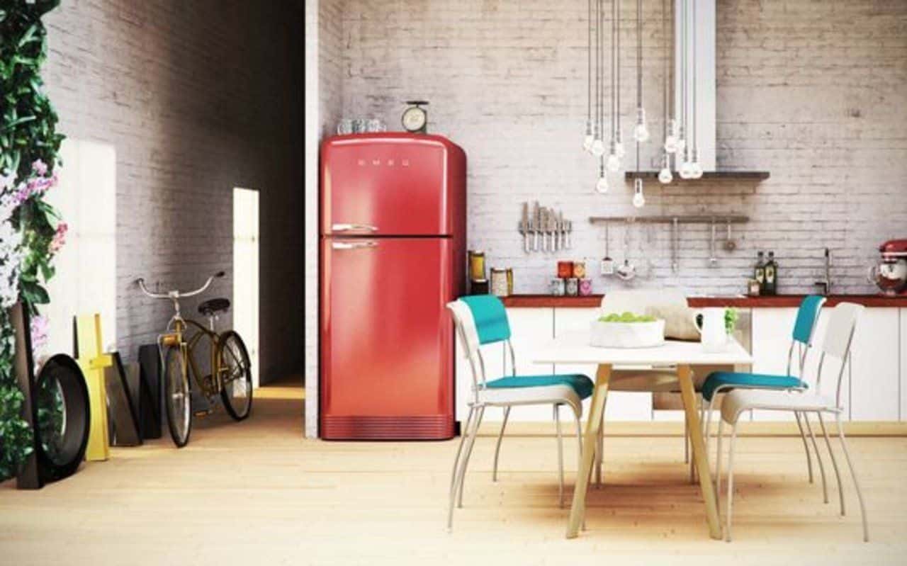 Industrial Kitchen Smeg Fridge