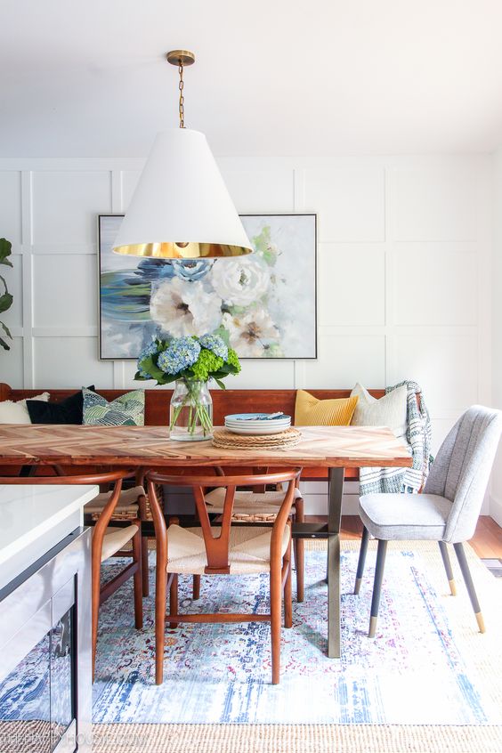 Modern Boho dining room