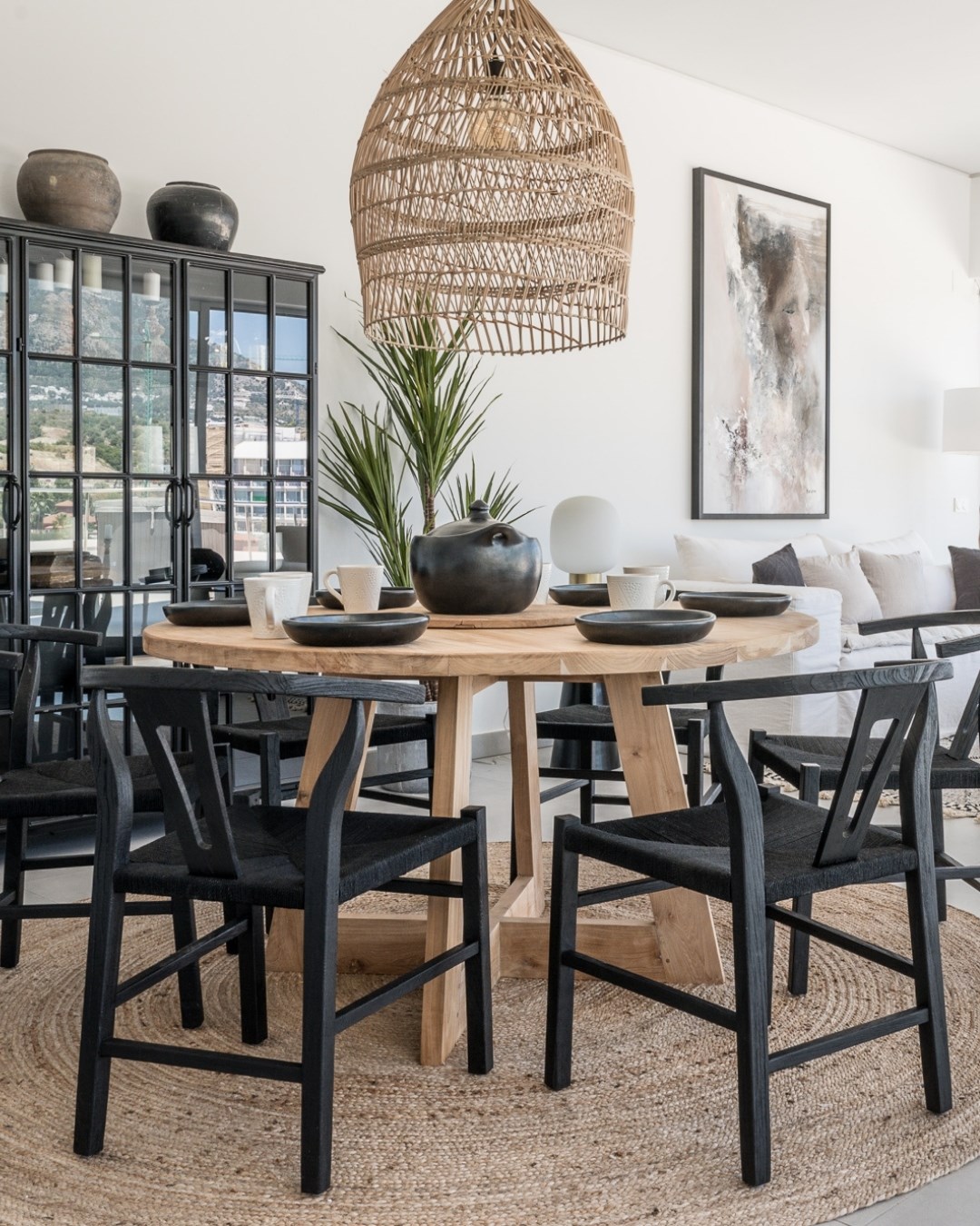 Scandi Boho dining room