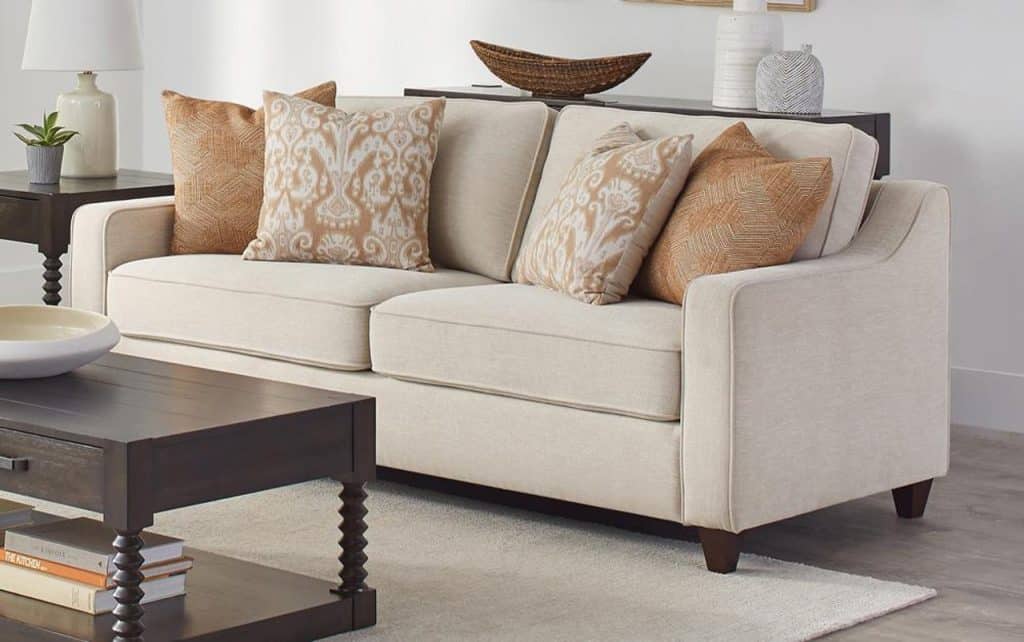 beige sofa