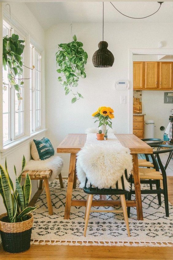 Bright Boho Dining Room