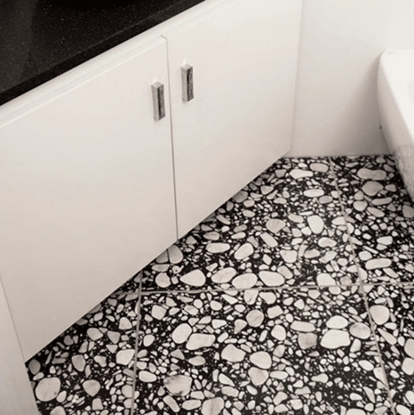 Black and White Mosaic Tiles