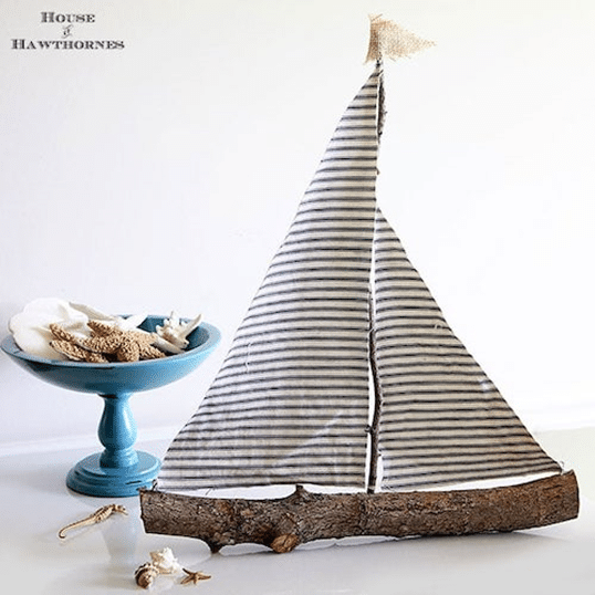 DIY Rustic Sailboat