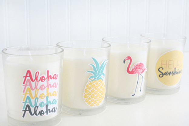 DIY Summer Candles