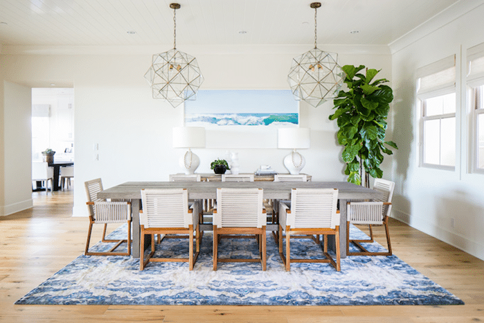 Modern Coastal Dining Room