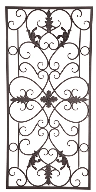 elegant black wrought-iron