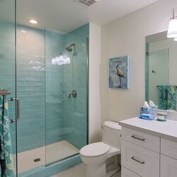 modern coastal bathrooms