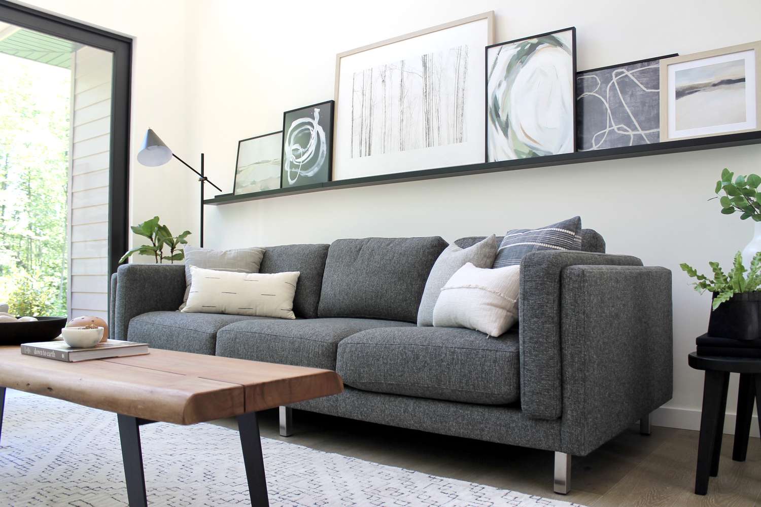 An Earth Neutral Cloured Sofa