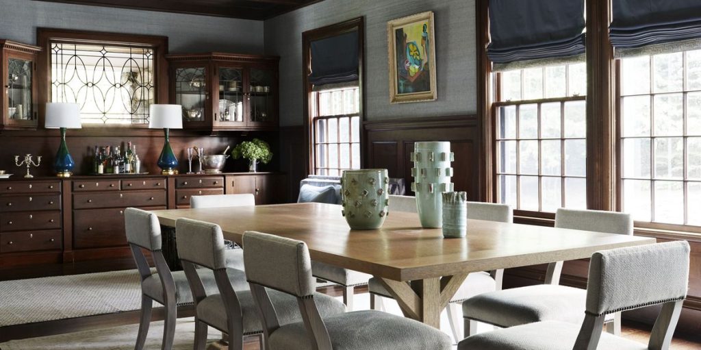 rustic dining room