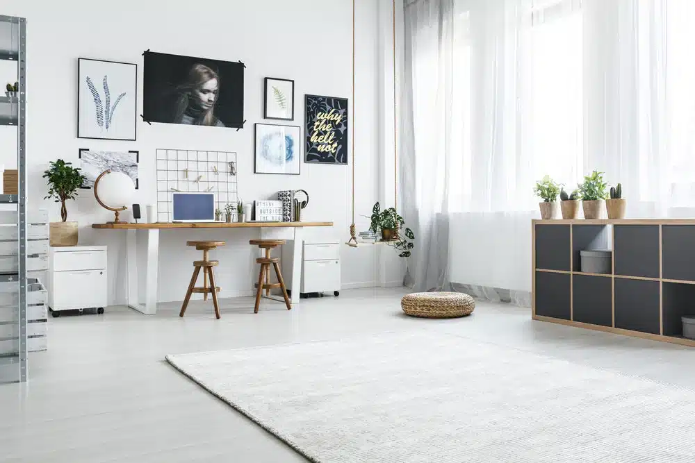 scandinavian home office