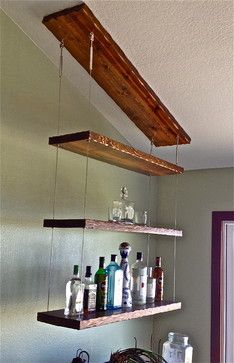 suspended shelves