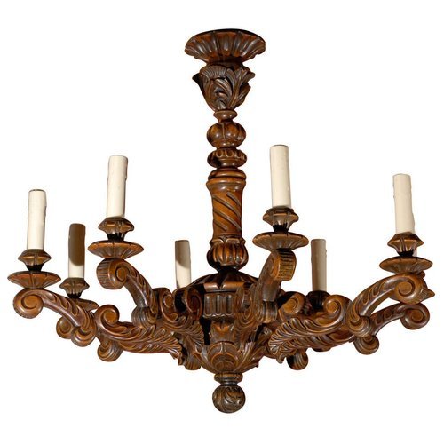 wooden chandelier 