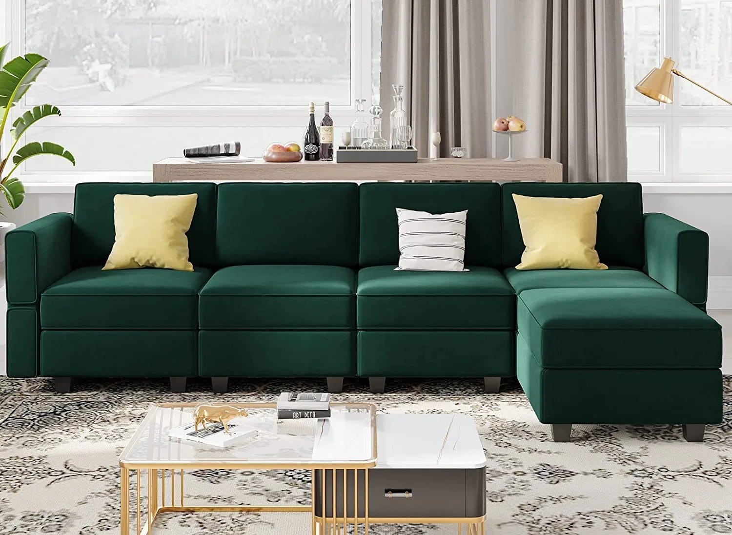 Belffin L-Shaped Sectional Sofa