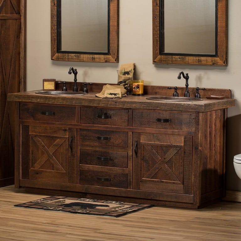 Rustic Bathroom Vanities