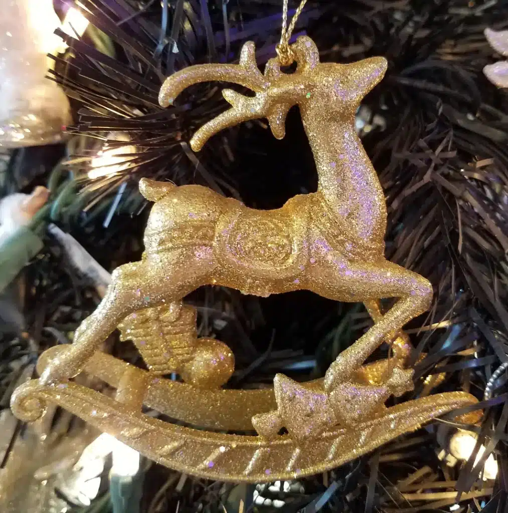 Gold Reindeer