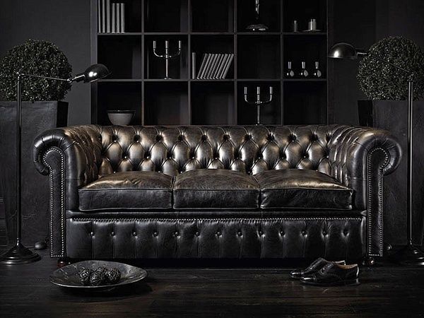 Chesterfield Leather Sofa