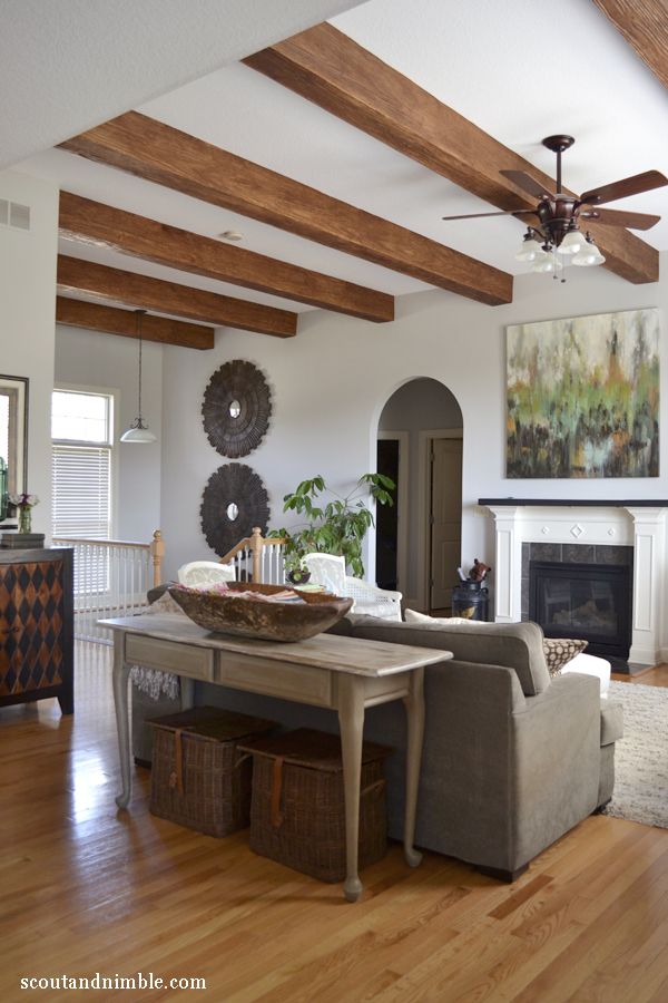 Exposed Wood Ceiling 