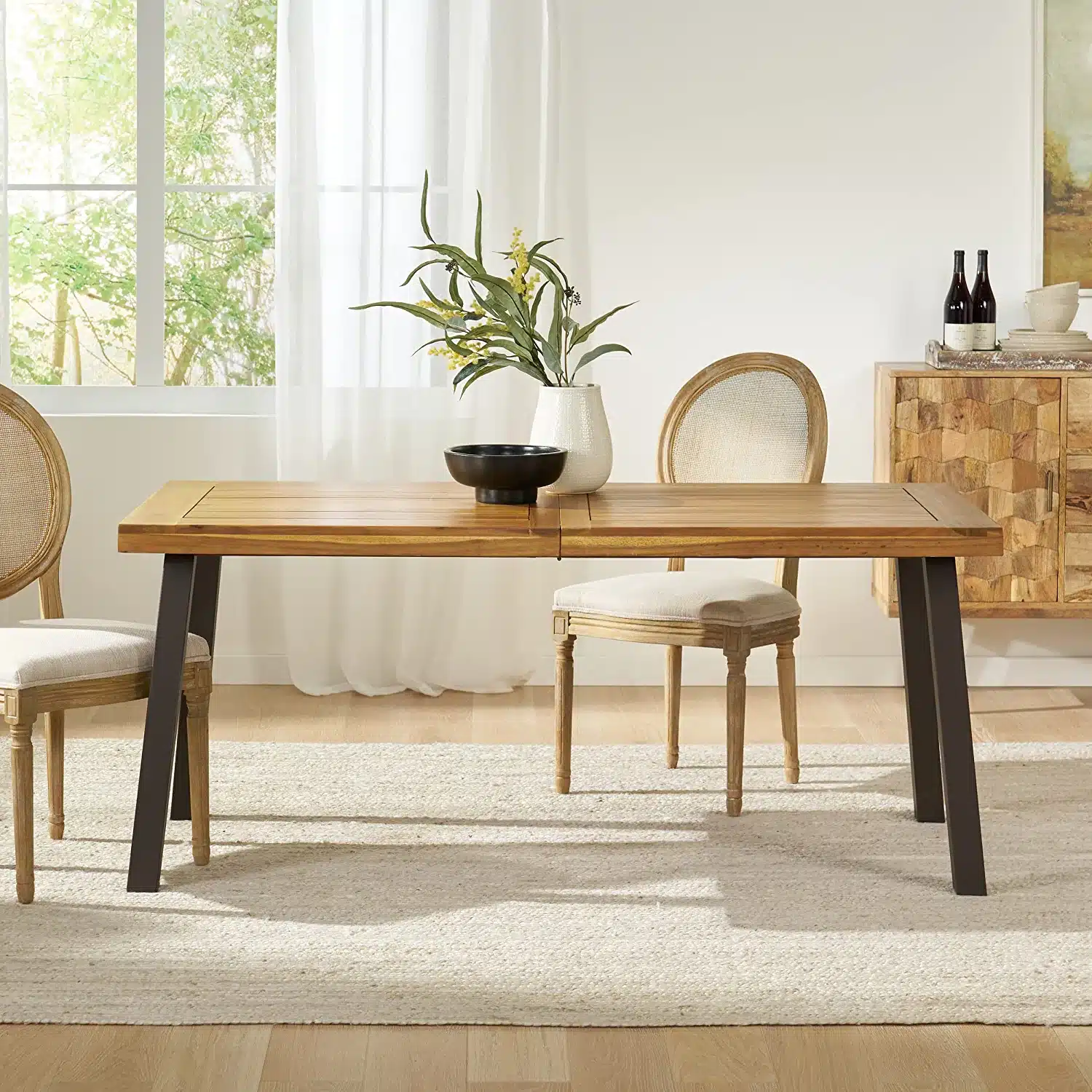 Acacia Wood Dining Table