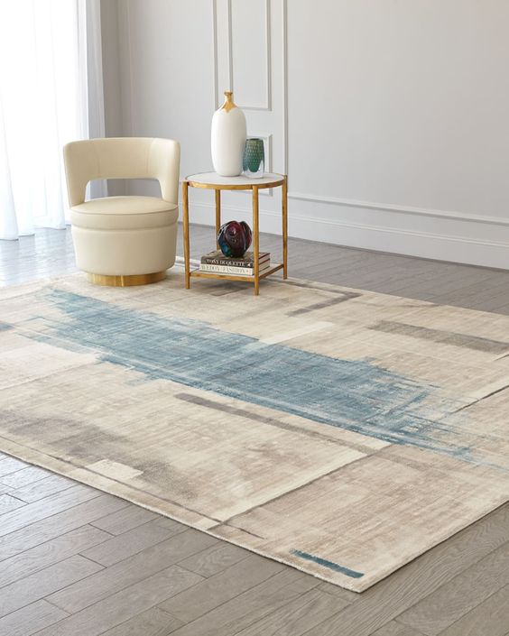 Bamboo silk rug