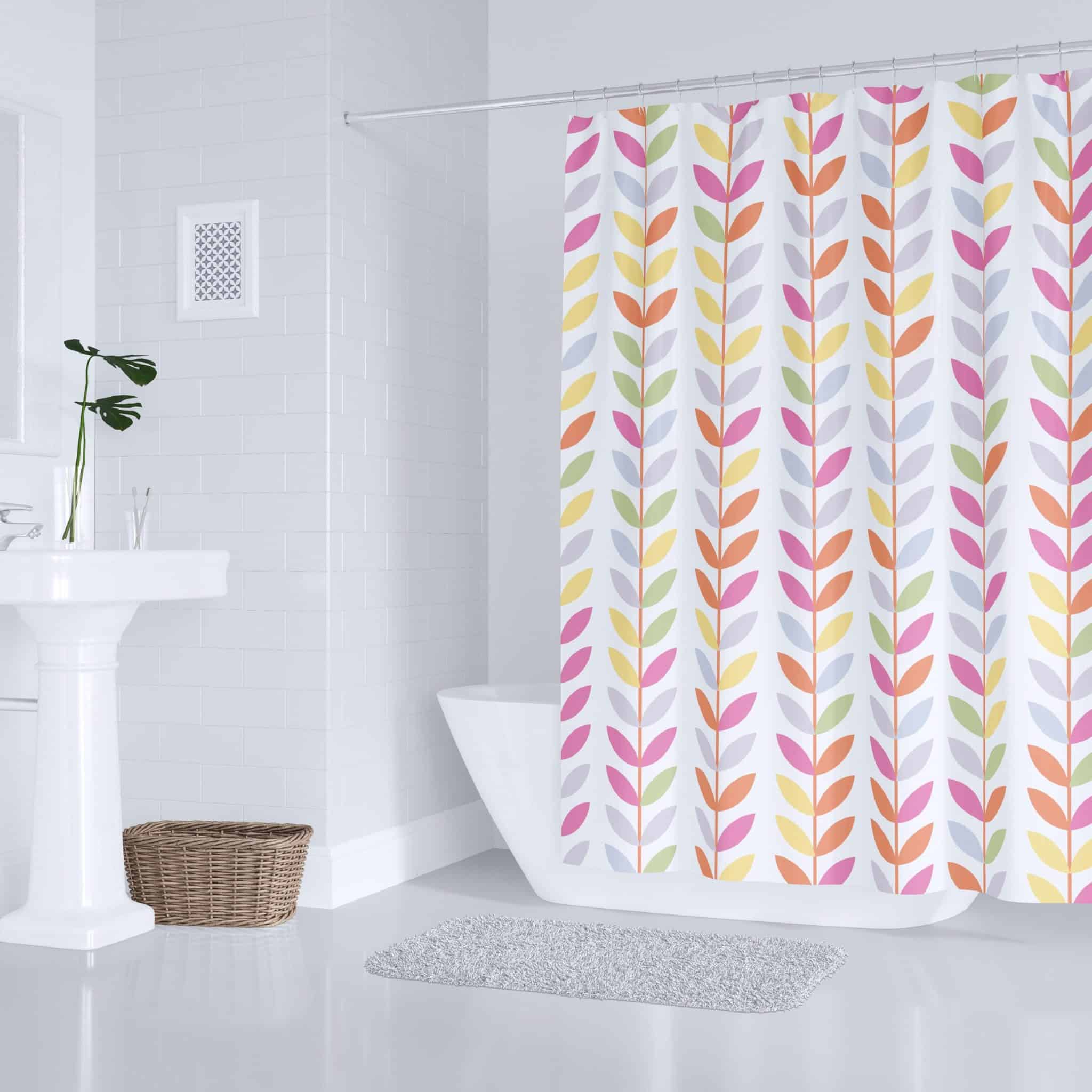 Bathroom Curtains Scandinavian bathroom