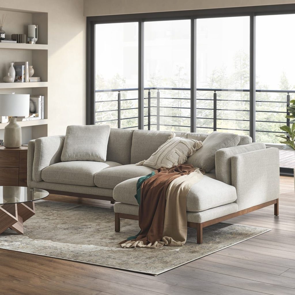 Beige Sectional Sofa