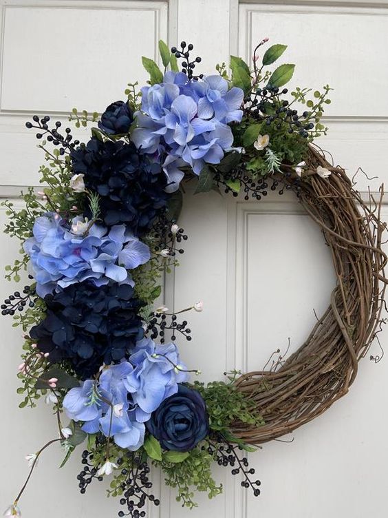 Blue wreath