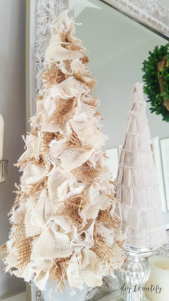 Burlap Christmas Tree