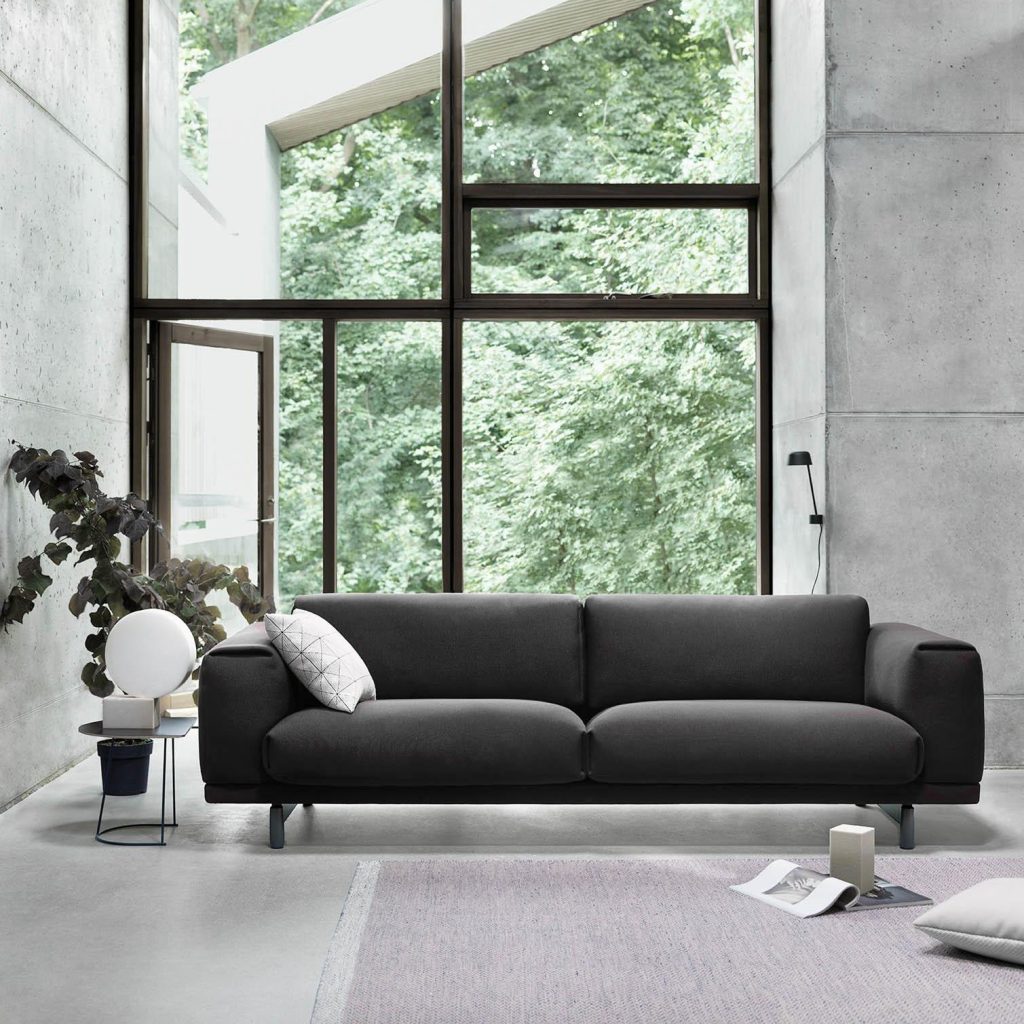 Charcoal Gray Sofa