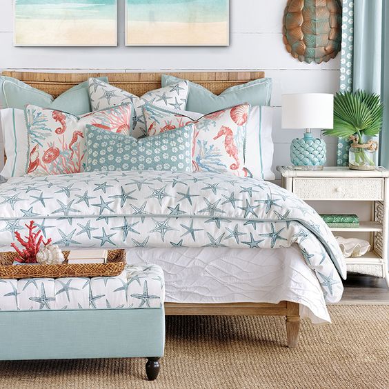 Coastal bedspread