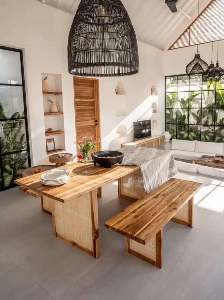 Dining Table with Bench