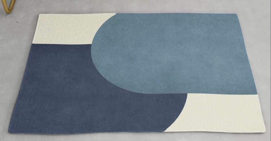 Halfmoon Colorblock rug