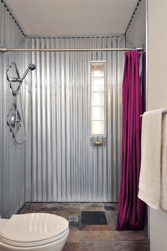 Sheet Metal industrial bathroom