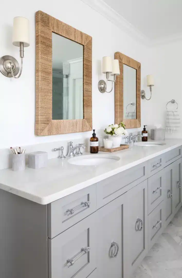 Symmetry Bathroom Glam Bathroom Decor