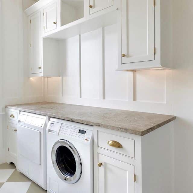 Laundry Room Batten Cabinet Doors