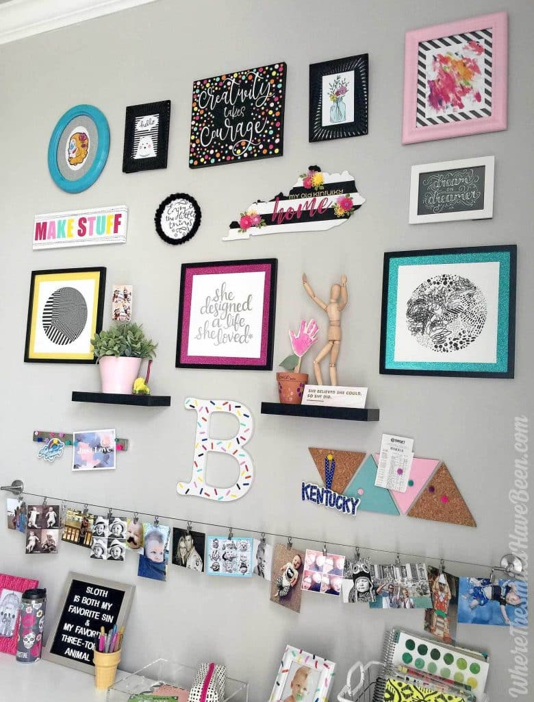 Crafty Gallery Wall