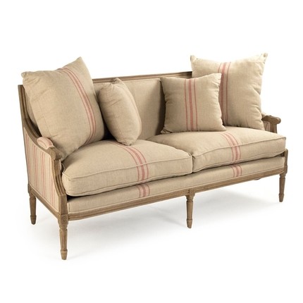 french country living room settee