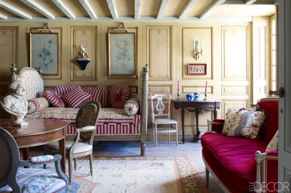 french country living rooms