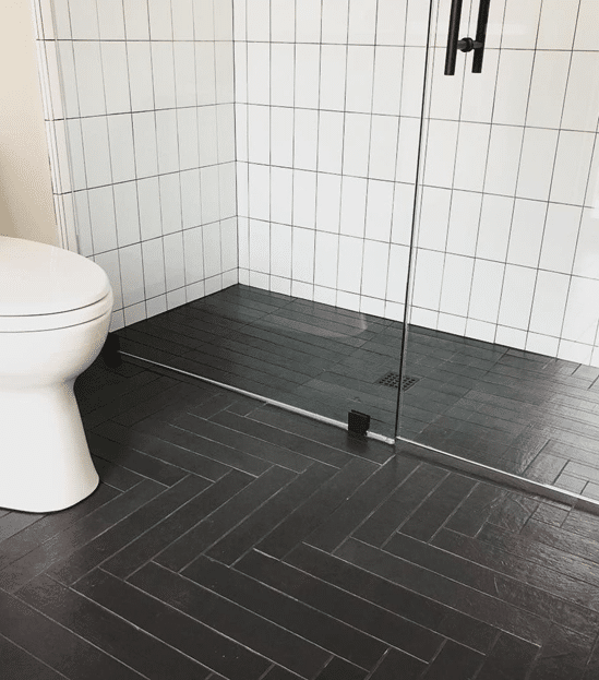 Slender Floor Tiles bathroom 