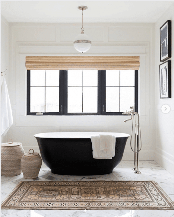 white base with dark bathtub 