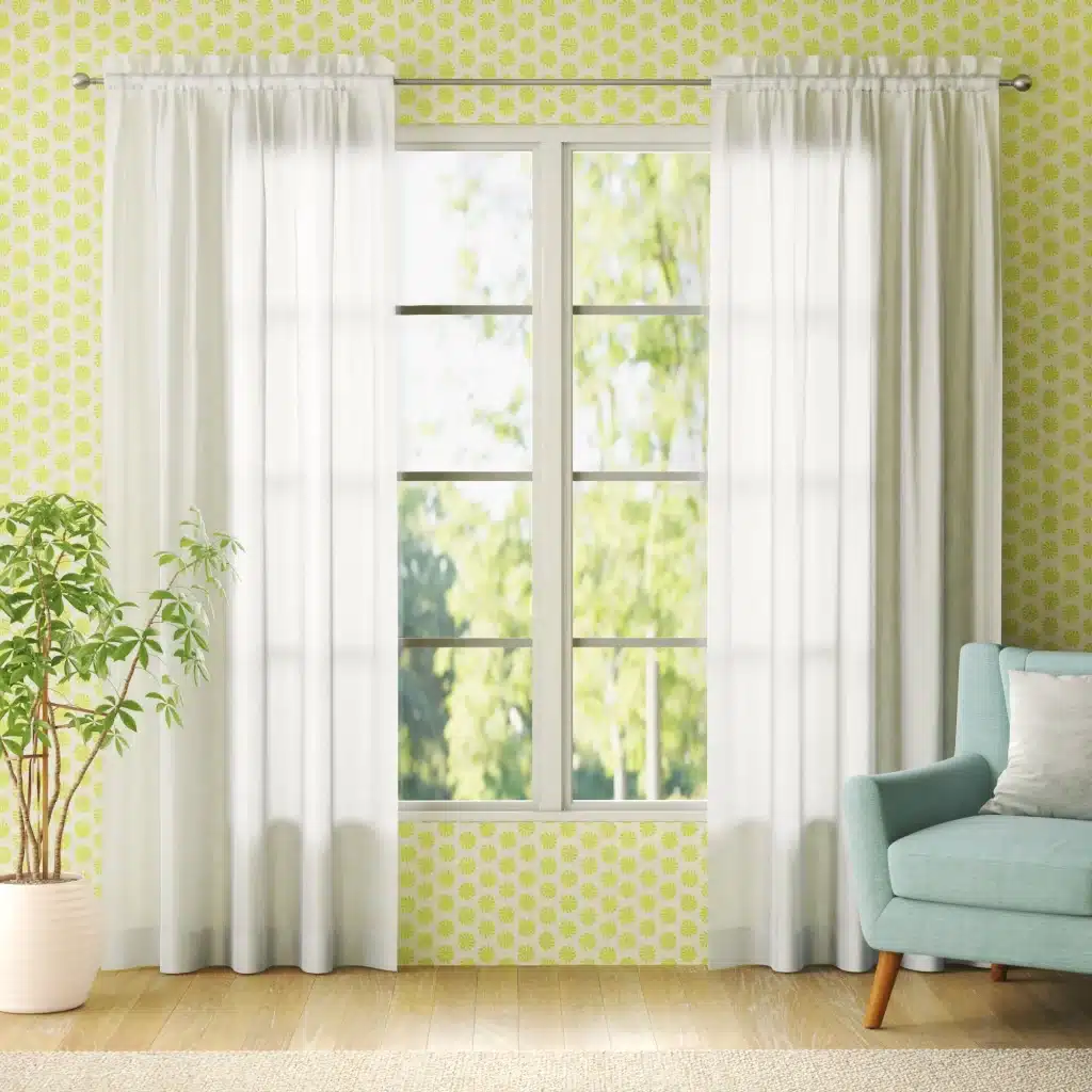 flowy curtain