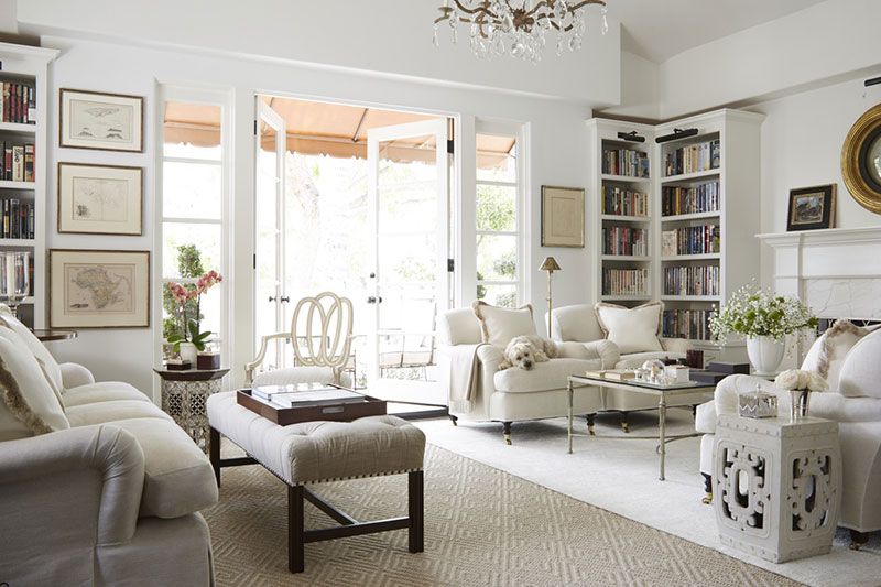 white country living room 