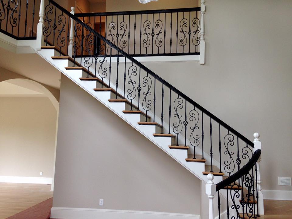 Wrought Iron Railing Staircase